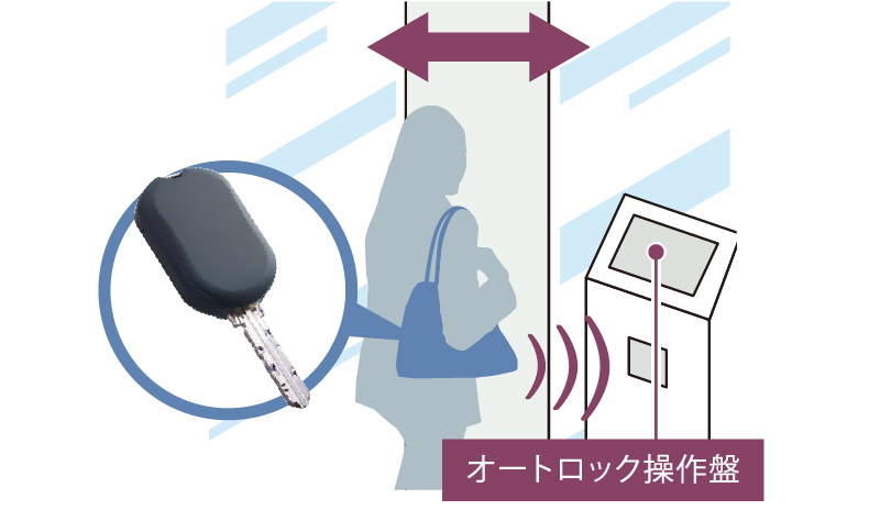 オートロックハンズフリー解錠