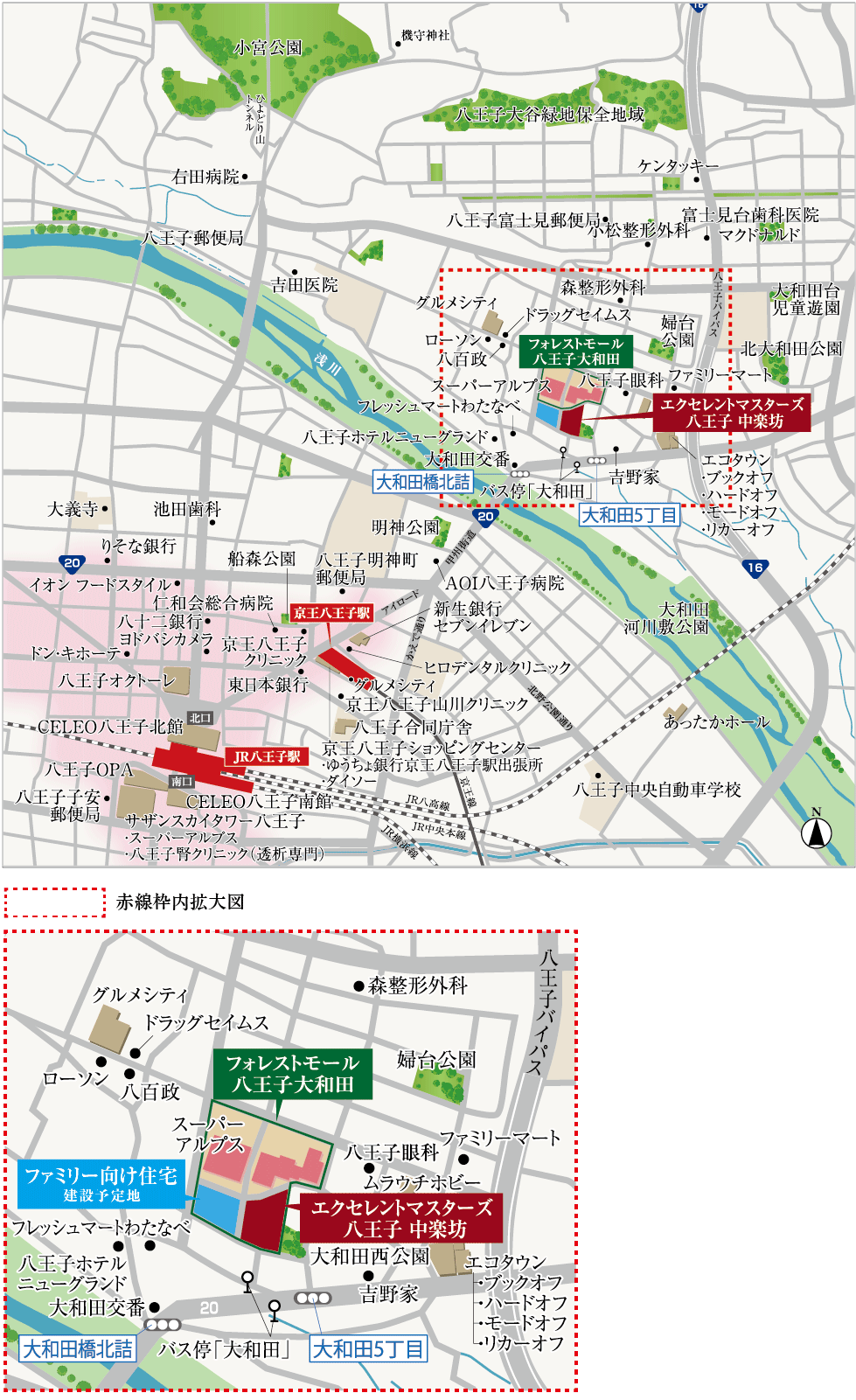 現地案内図