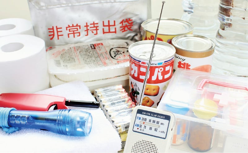 万が一にも備えられる 防災備蓄倉庫