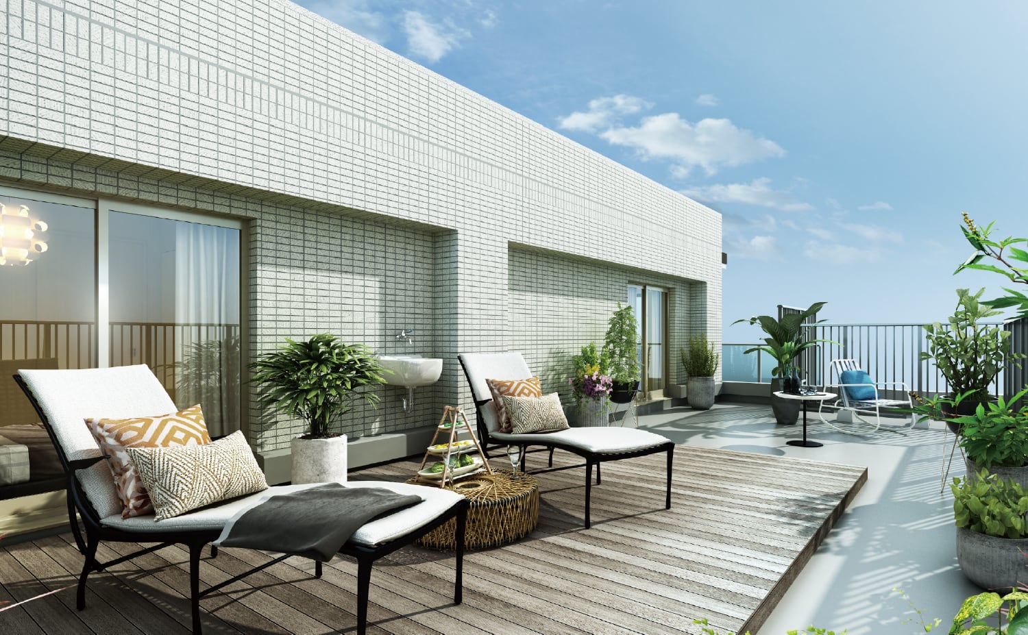 空の下の自由空間、ルーフバルコニー（一部住戸のみ）