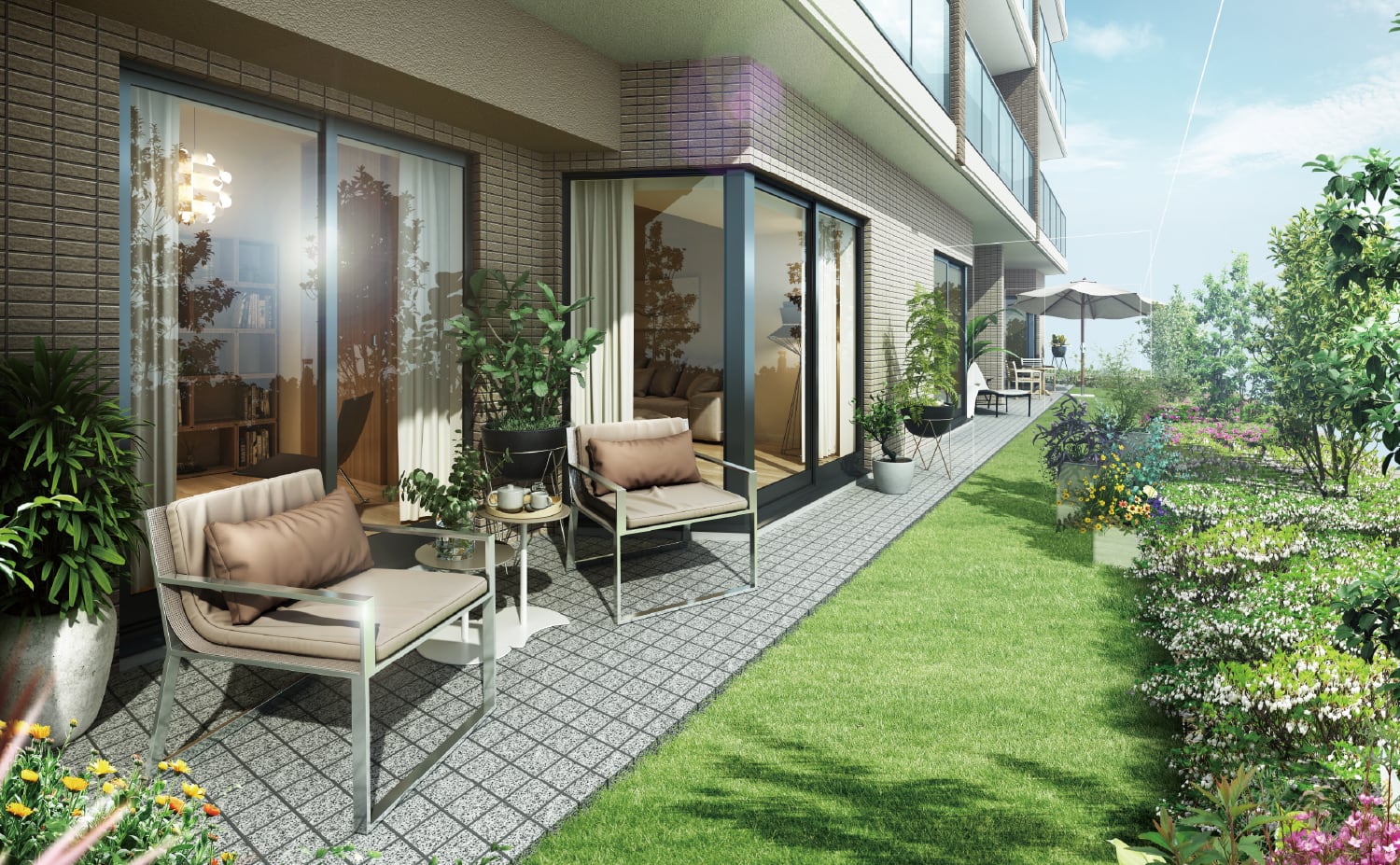 空の下の自由空間、ルーフバルコニー（一部住戸のみ）