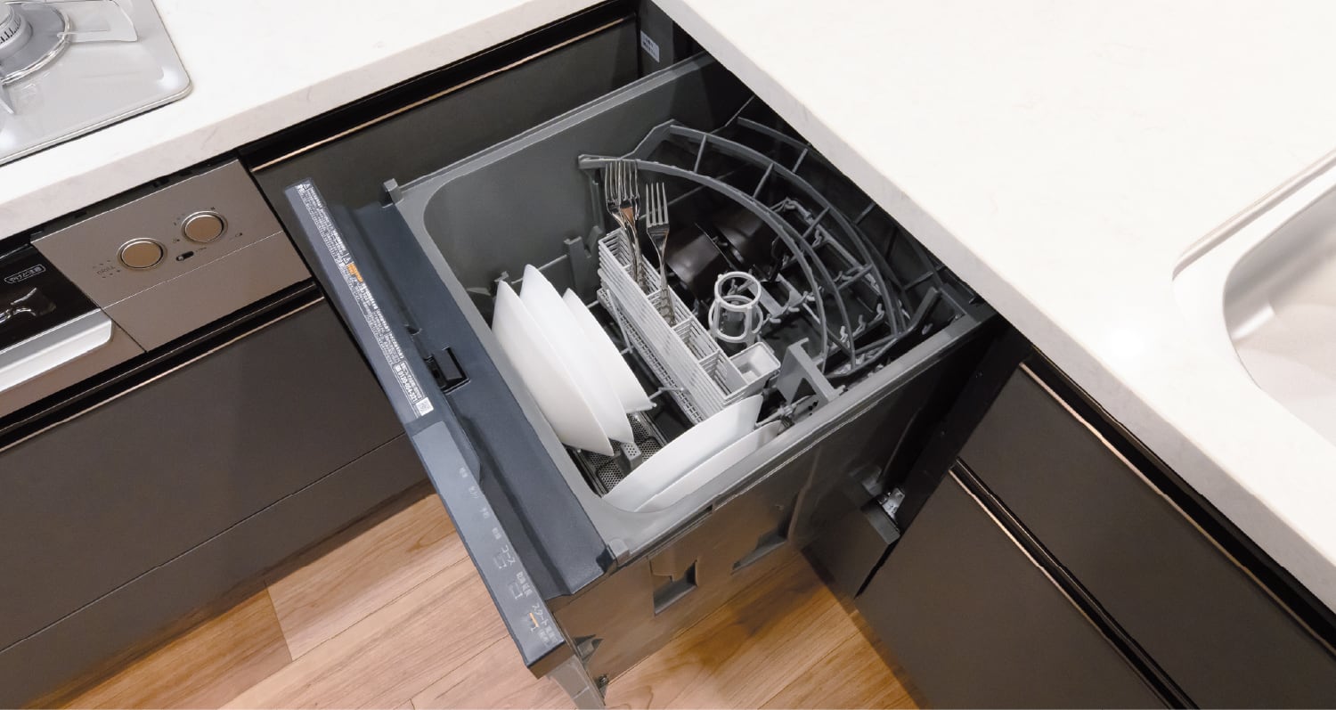 手洗いよりも節水効果の高い食器洗い乾燥機