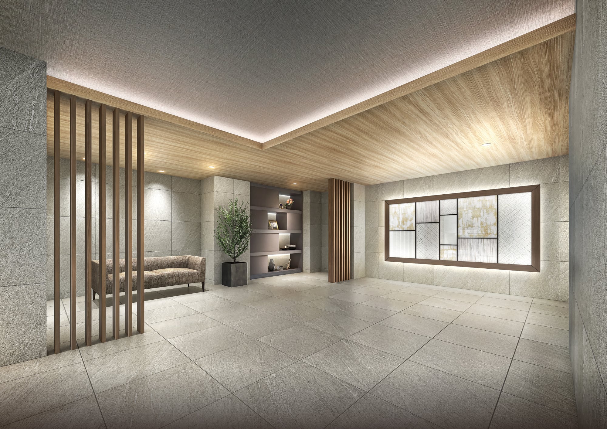 エントランスホール完成予想CG