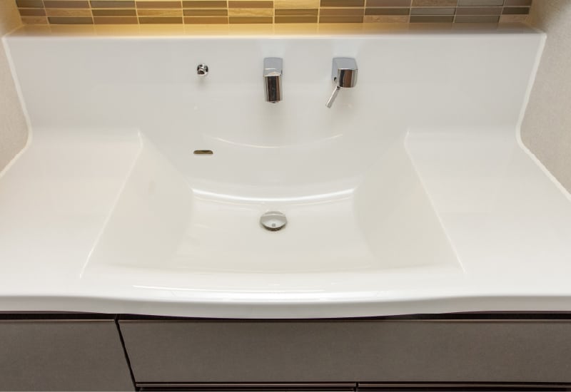 カウンター一体成形洗面ボウル