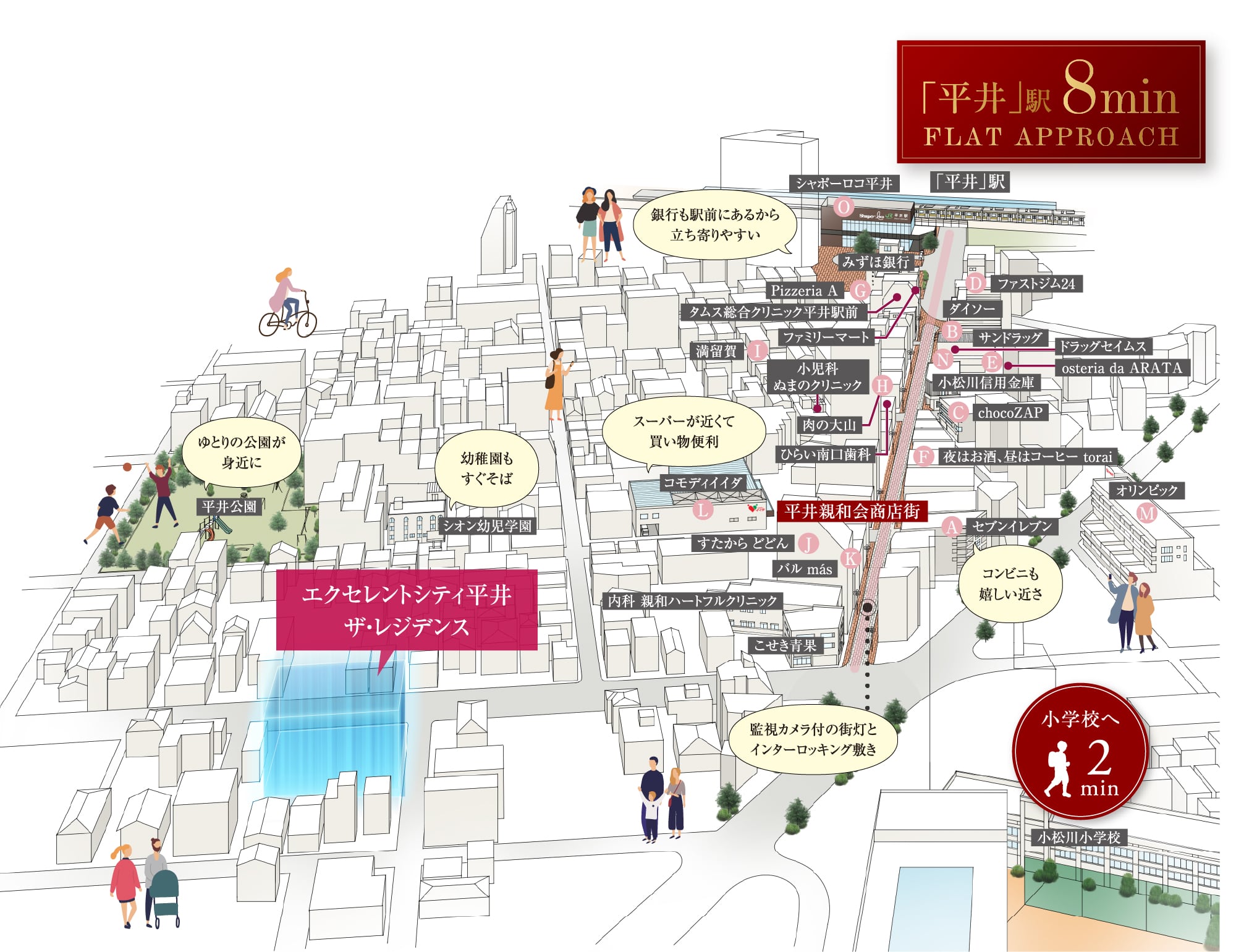 「平井」駅8min FLAT APPROACH