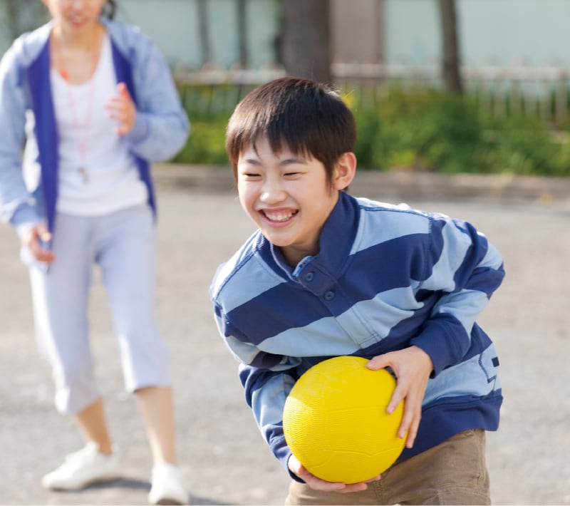 学童保育「小松川小学校すくすくスクール」も併設