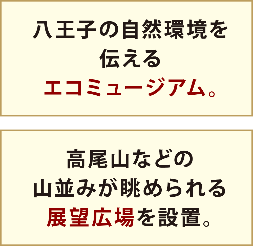 八王子の自然環境を伝えるエコミュージアム