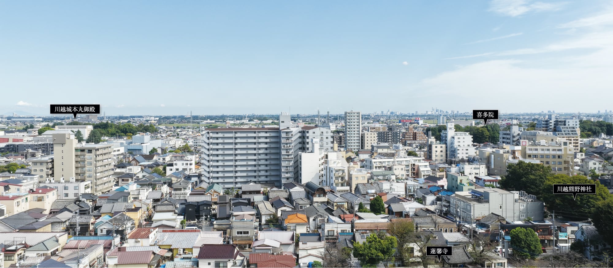 歴史ある街並みを望む