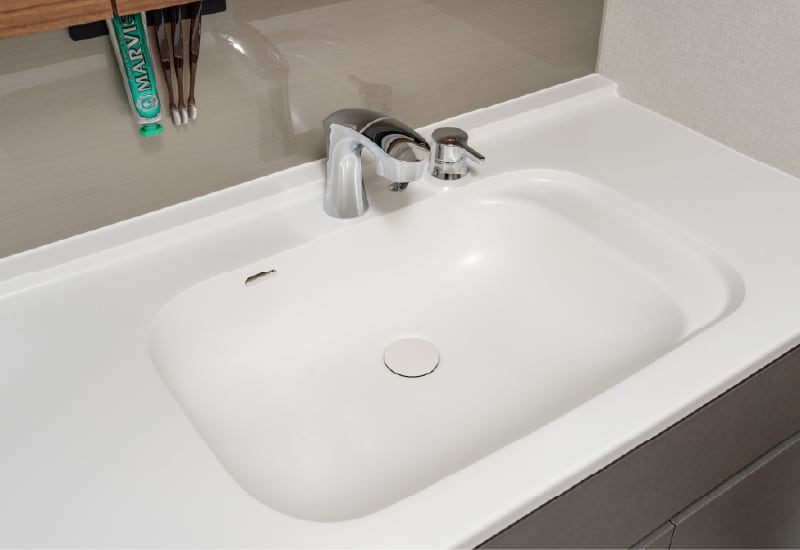 ボウル一体型カウンター