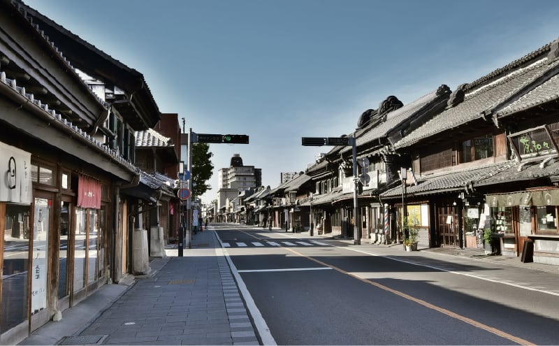 川越一番街商店街 (蔵造りの町並み) (徒歩4分)