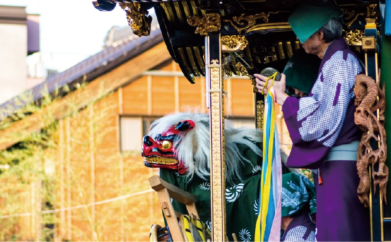 石田の獅子舞 (藤宮神社) (4・7月)