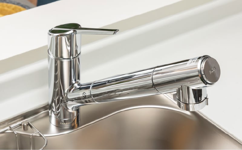 浄水器一体型シャワー水栓