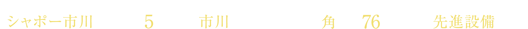 「シャポー市川」東口、出入口徒歩5分｜「市川」駅徒歩8分｜角住戸率76％超｜先進設備標準搭載