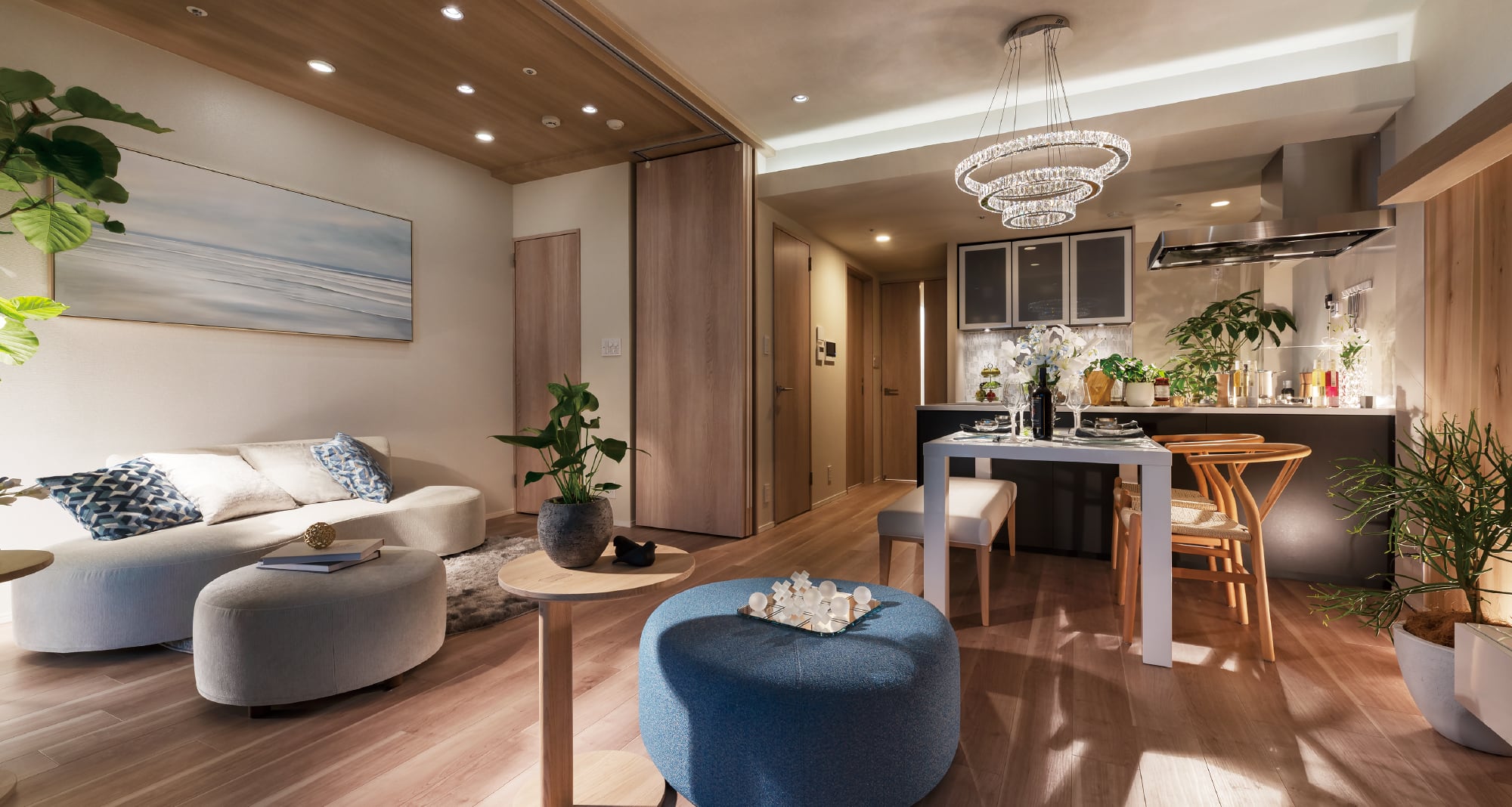 LIVING DINING KITCHEN