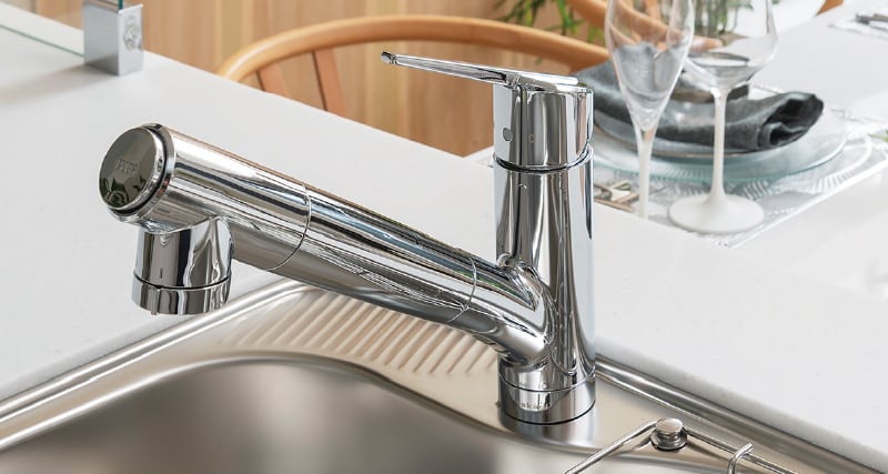 浄水器一体型シャワー水栓
