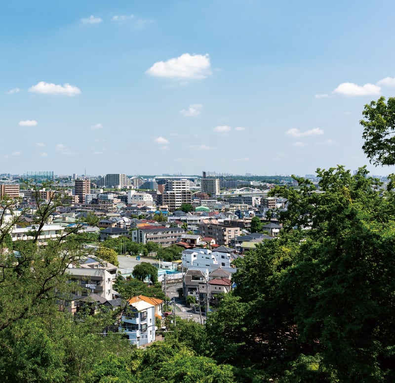 緑豊かな里山