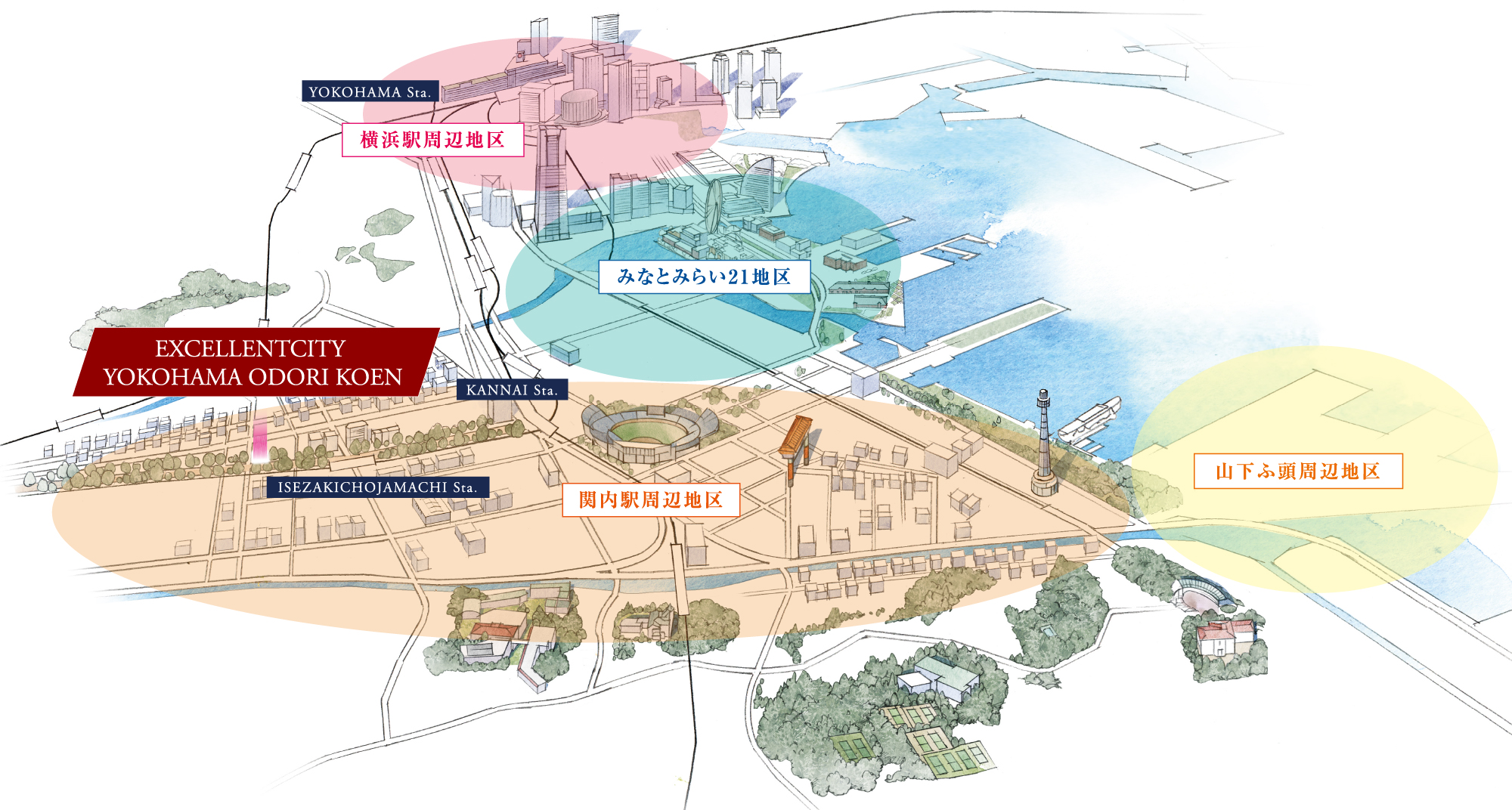 エリア概念図