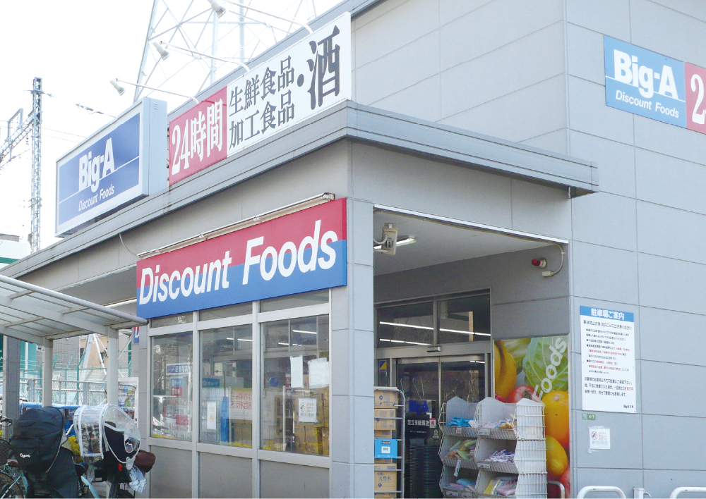 ビッグ・エー足立東綾瀬店