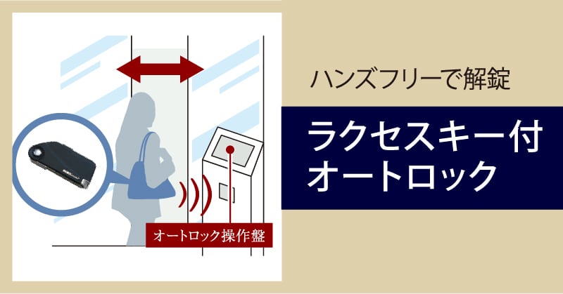 ラクセスキー付オートロック