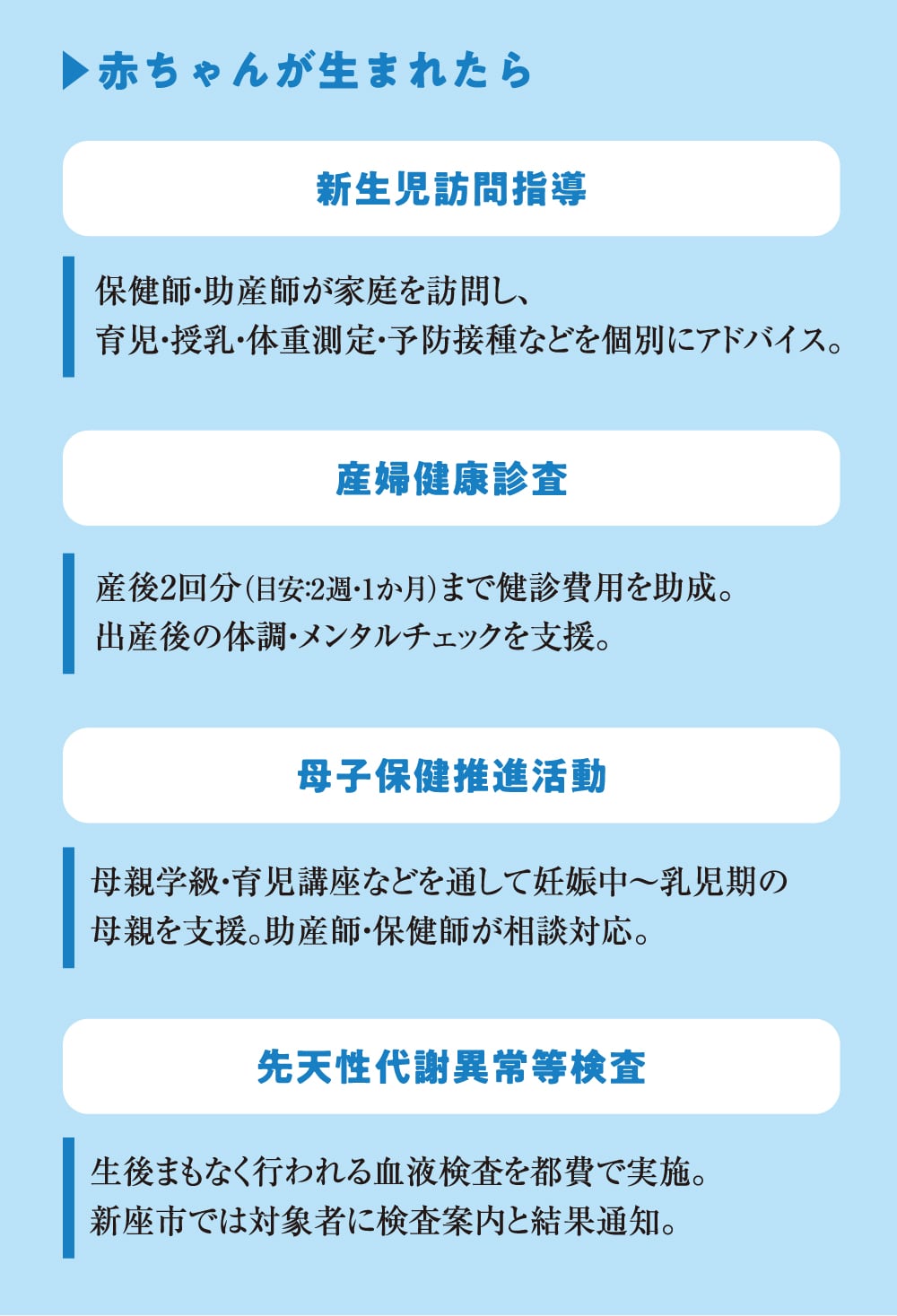 赤ちゃんが生まれたら