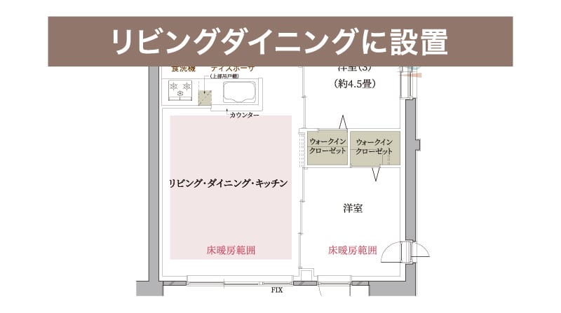 TESガス温水式床暖房