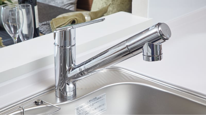 浄水器一体型シャワー水栓