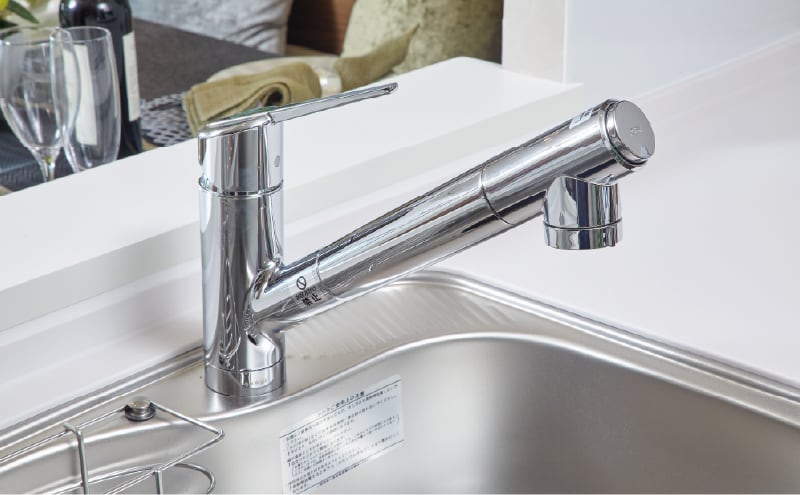 浄水器一体型シャワー水栓