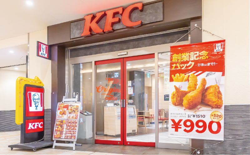 ケンタッキーフライドチキン永⼭店