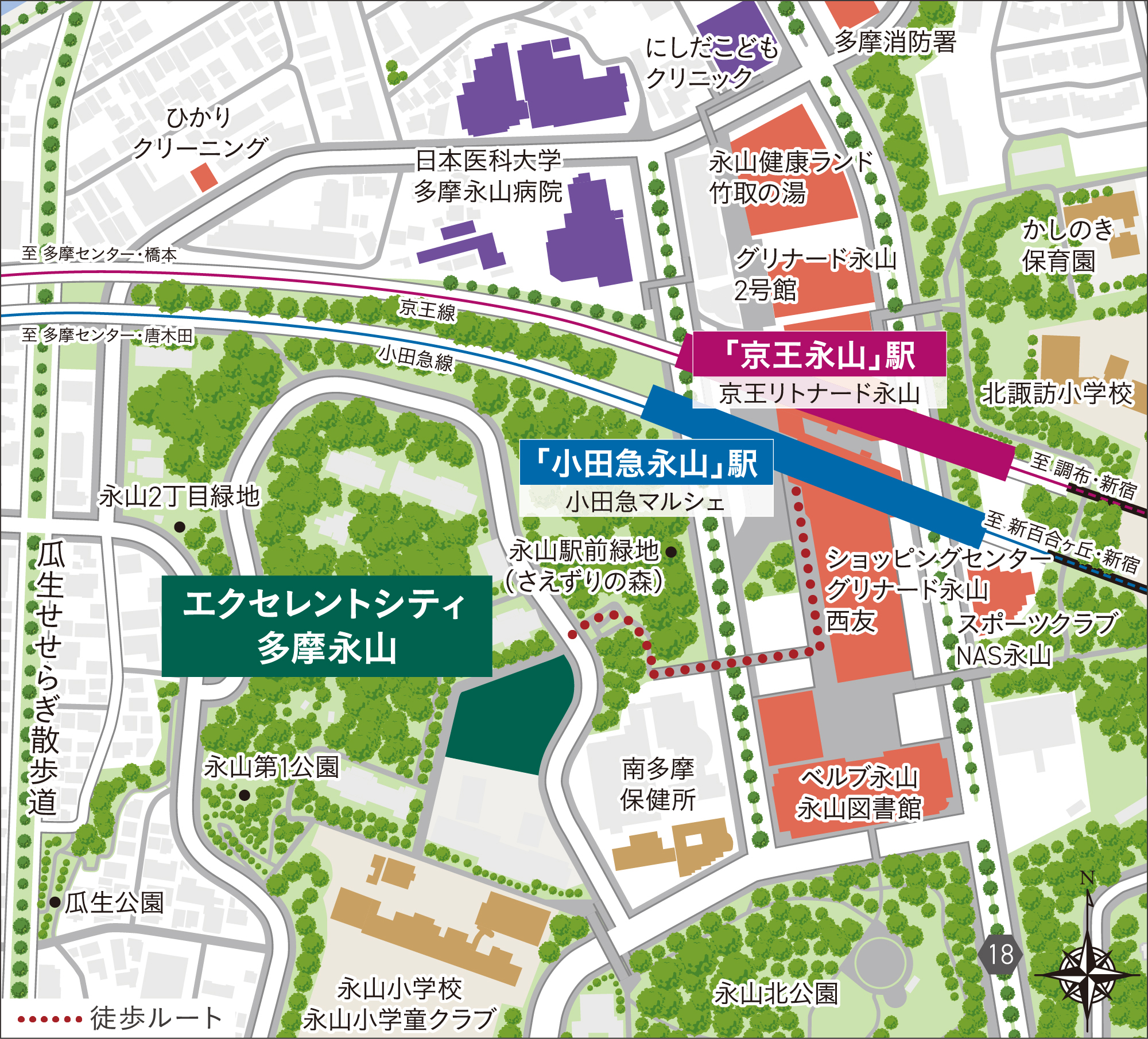 現地案内図