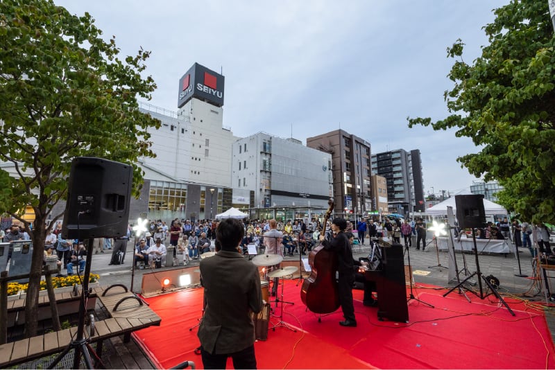 ジャズイベントやマルシェ
