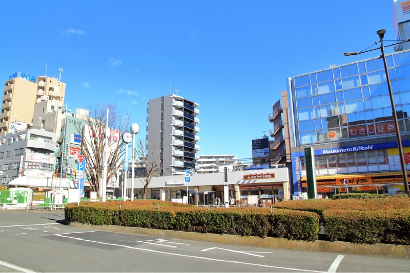現在の久米川駅南口駅前