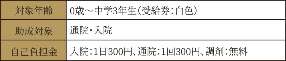 子ども医療費助成制度