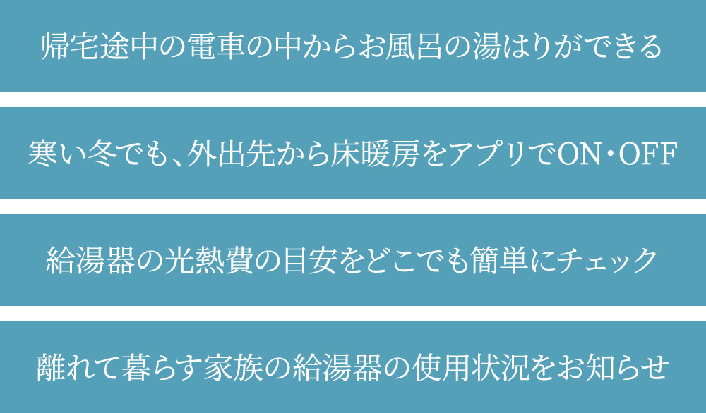 給湯器リモコン