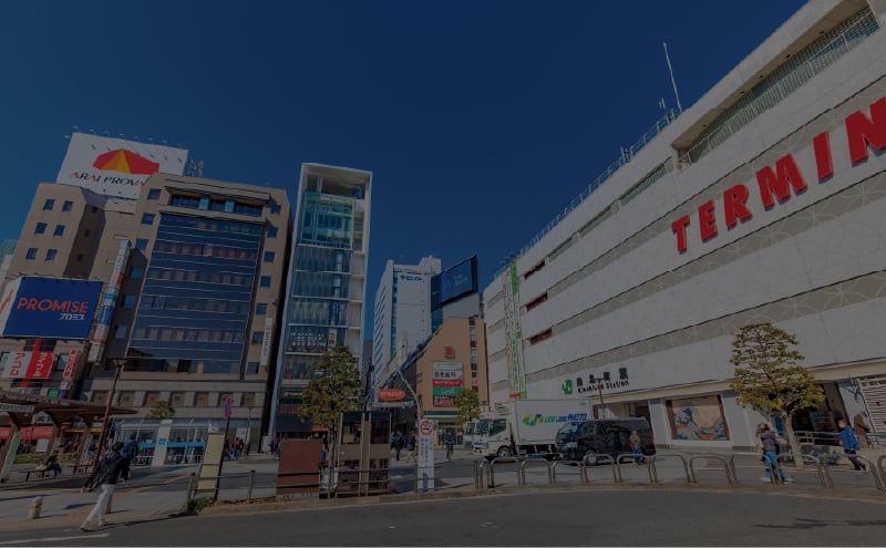 「錦糸町」駅へ