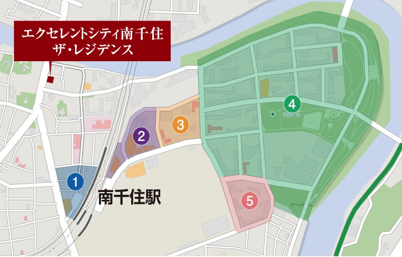 「南千住」駅周辺地図