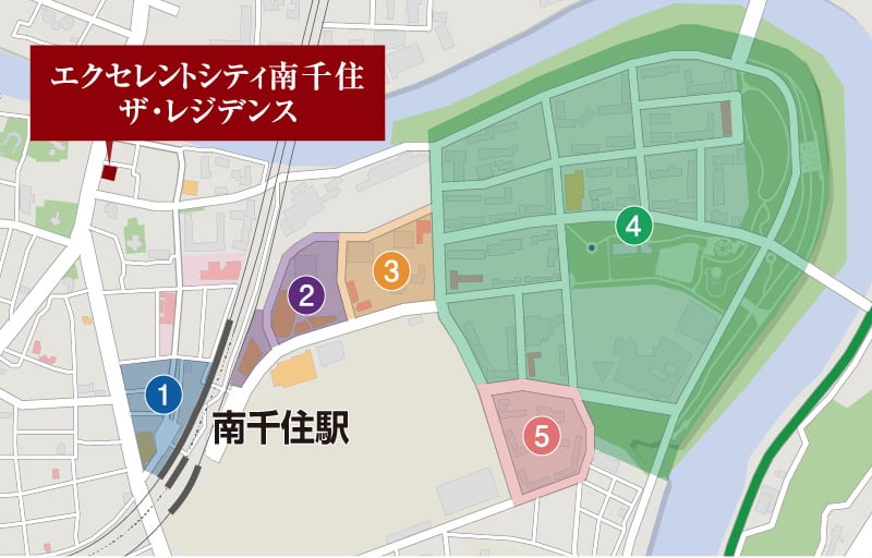 「南千住」駅周辺地図