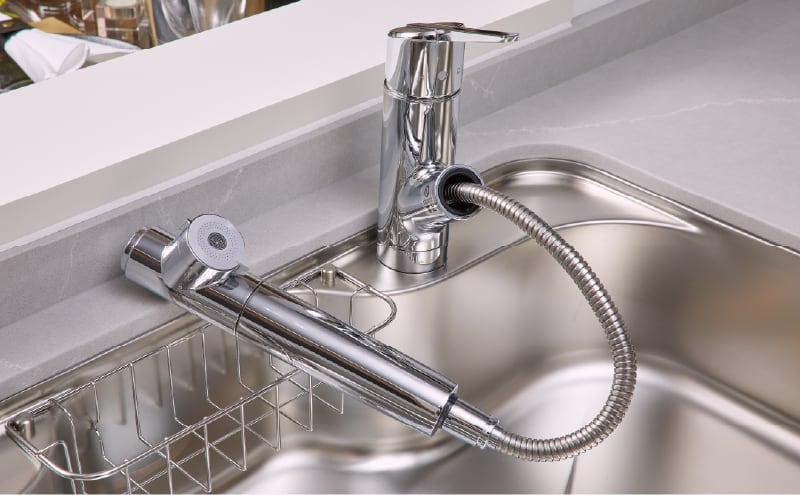 浄水器一体型シャワー水栓