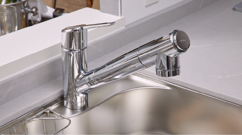 浄水器一体型シャワー水栓