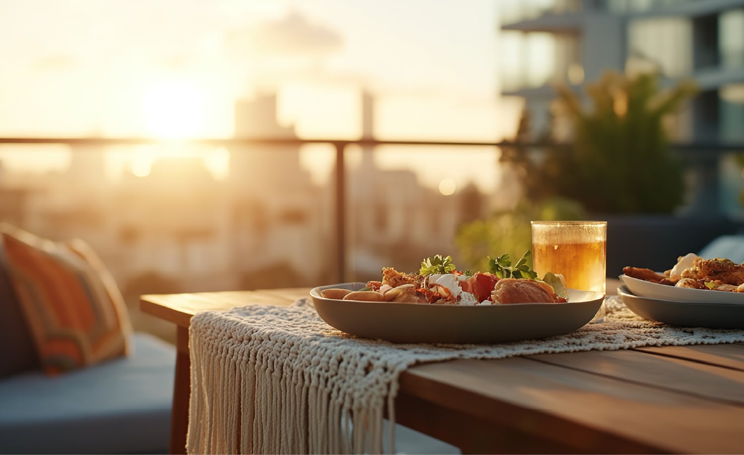 朝食も、ブランチも、空とともに。