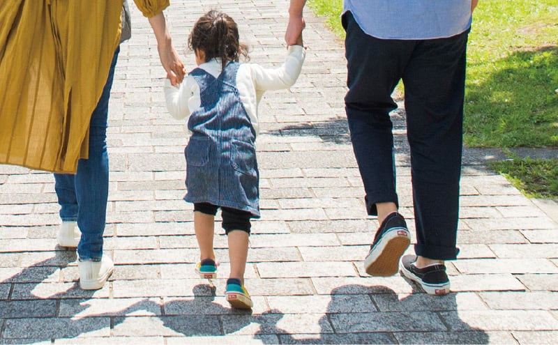 安全を考慮した出入口歩車分離