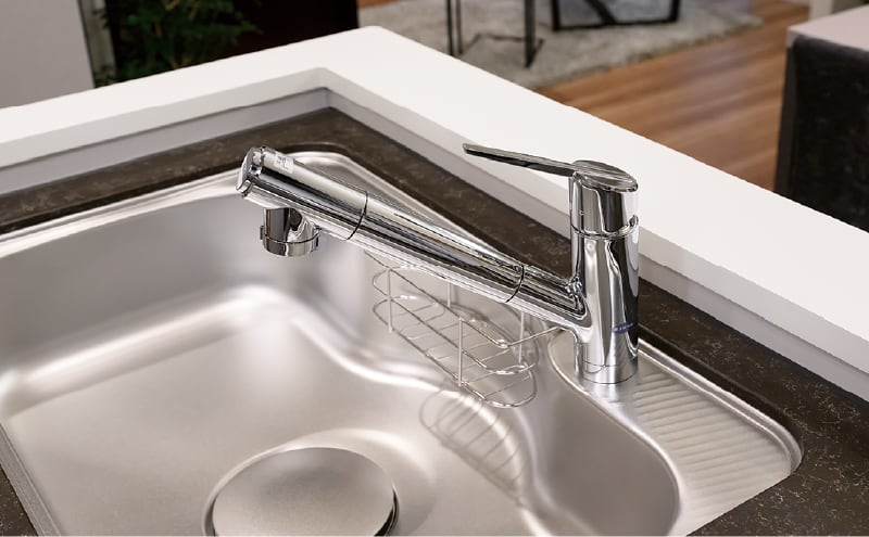 浄水器一体型シャワー水栓