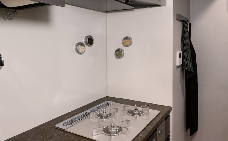 ホーロー製キッチンパネル