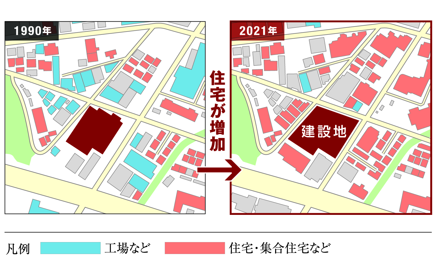 現地周辺エリア