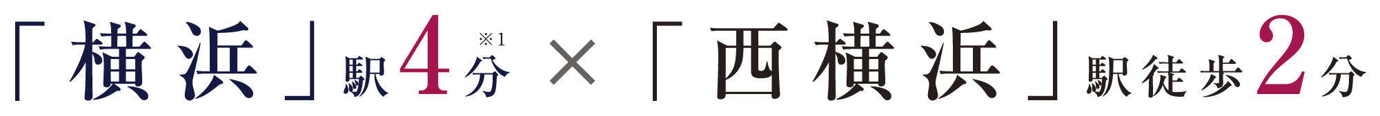 「横浜」駅4分「西横浜」駅徒歩2分