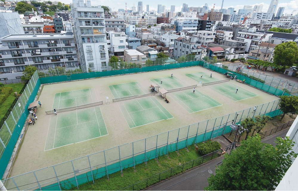 天王町南公園テニスコート