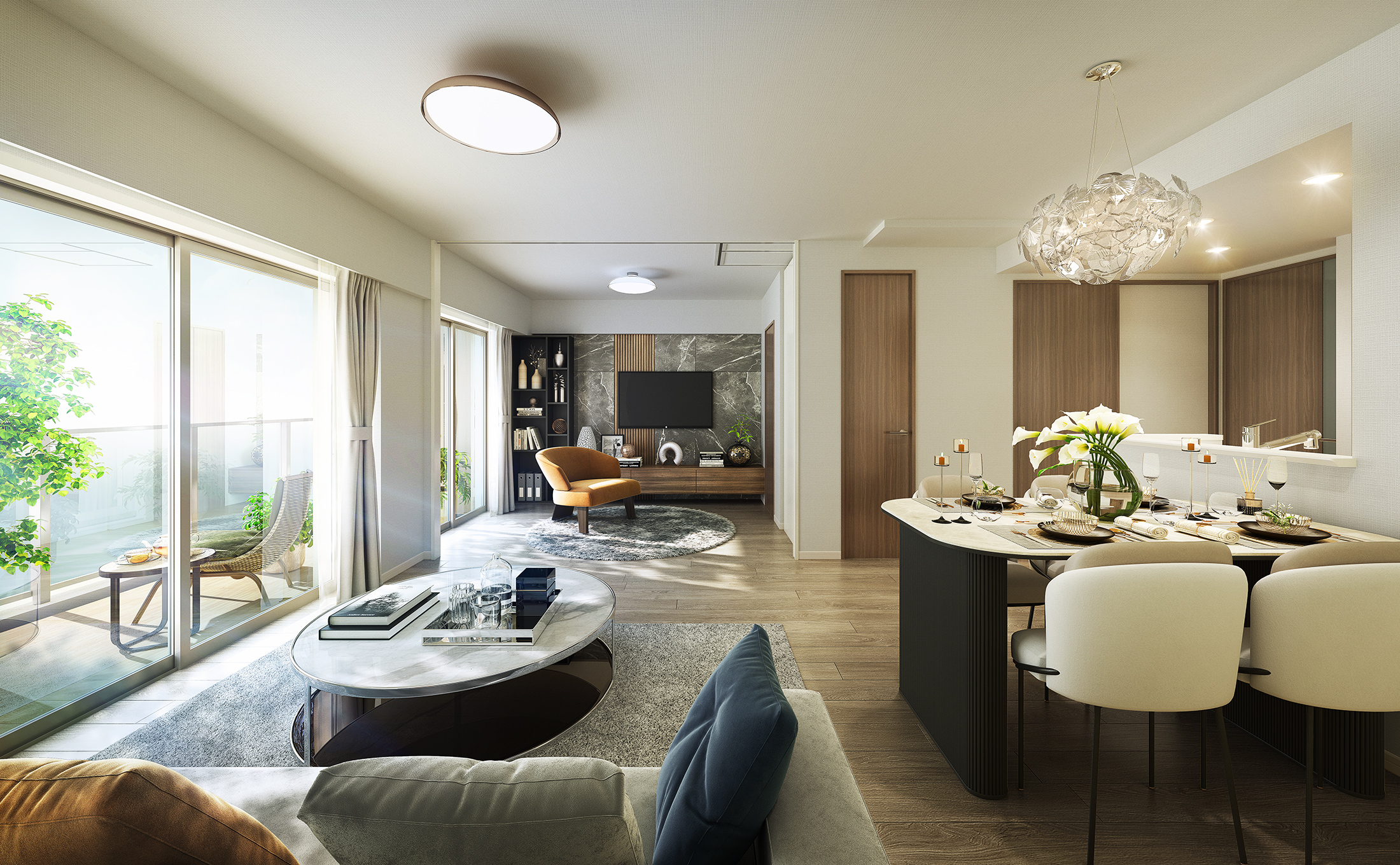 LIVING DINING