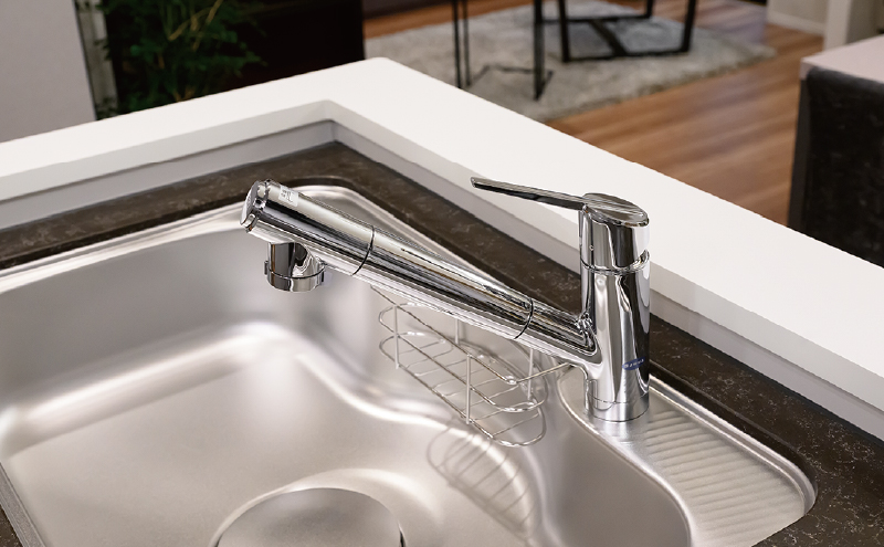 浄水器一体型シャワー水栓