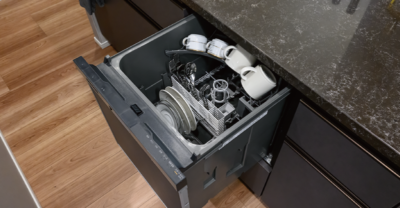 手洗いよりも節水効果の食器洗い乾燥機