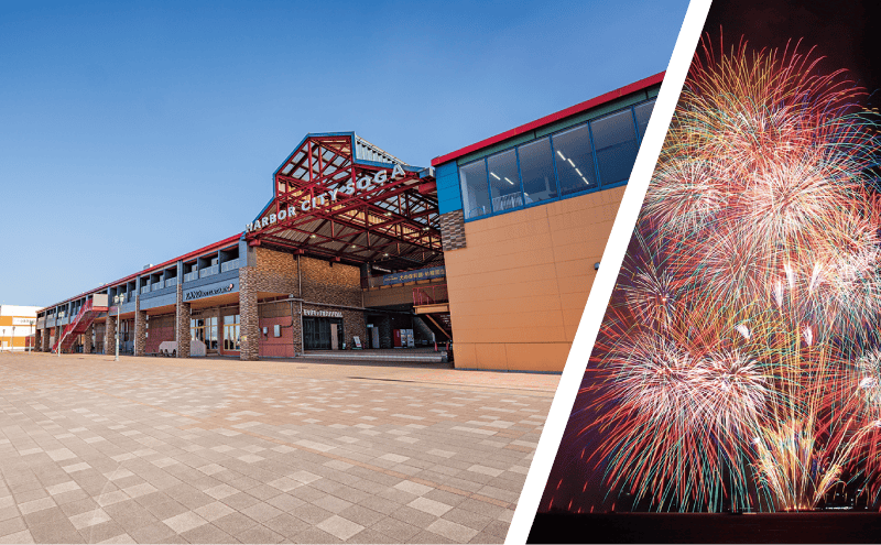 桜花爛漫(花火大会）