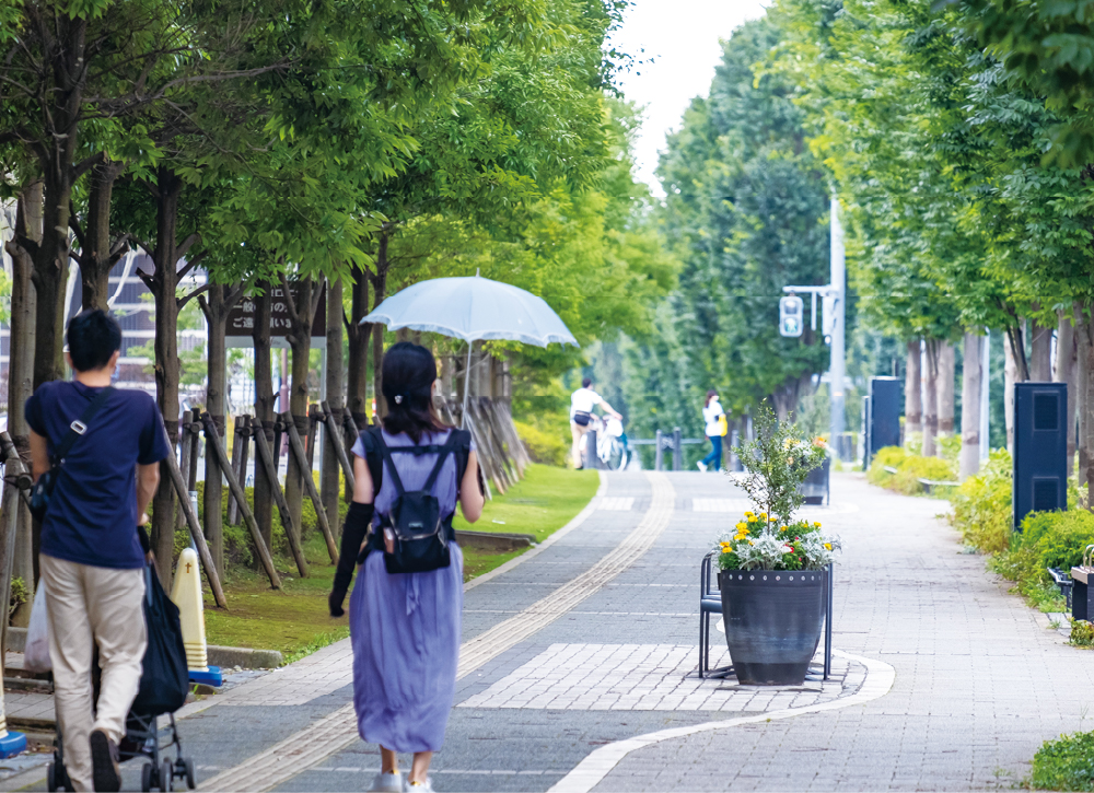 歩行者専用道路の整備